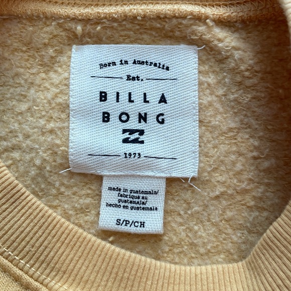 BILLABONG Crewneck Making Waves Fleece Sweatshirt Size Small, NWT - Picture 13 of 13